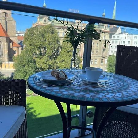 Apartment In Historical Center With Park View Plzeň Kültér fotó