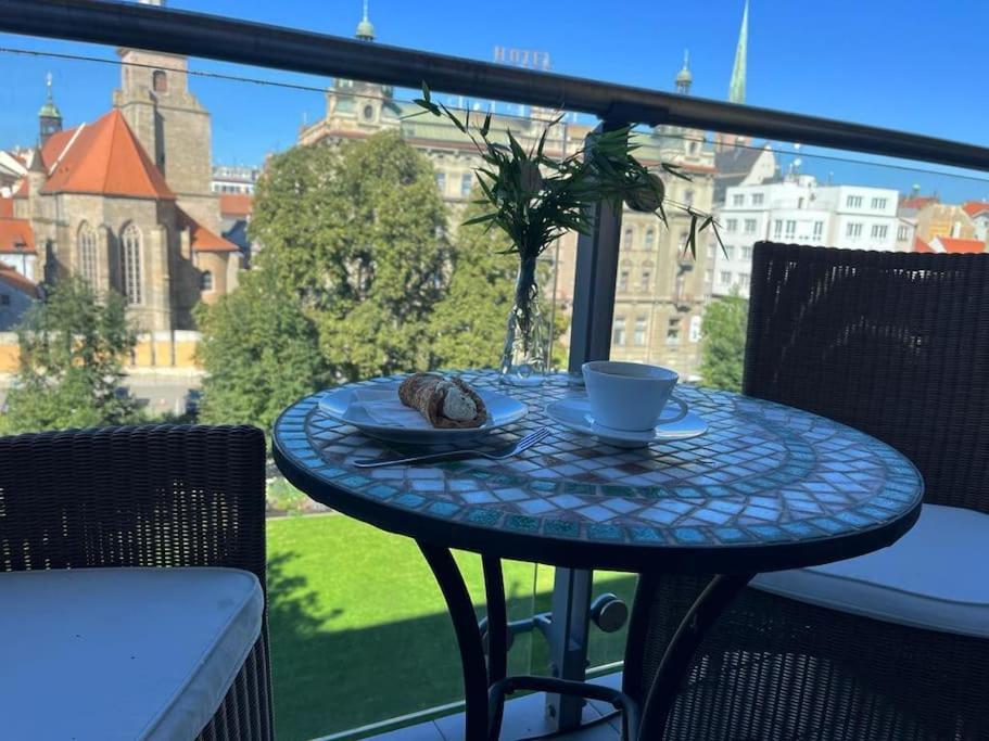 Apartment In Historical Center With Park View Plzeň Kültér fotó